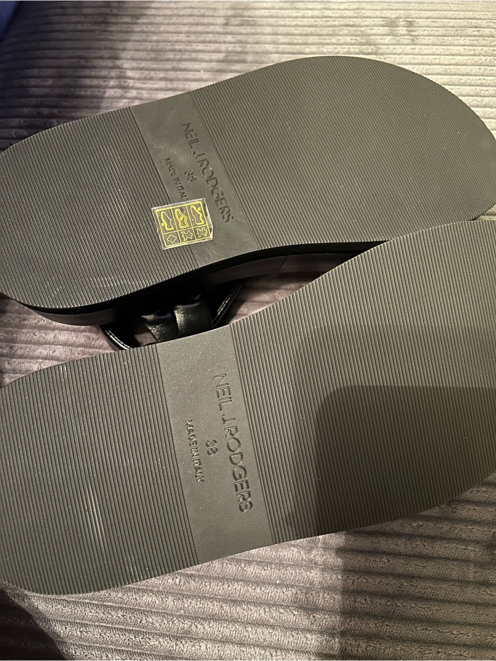 Black Neill J.Rodgers Sandals - Picture 4 of 6